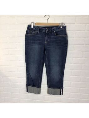 BANANA republic pedal pusher pants jeans stretchy cotton blend medium rise 28/6